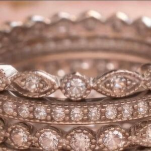 Stackable 3 Set Women's Ring